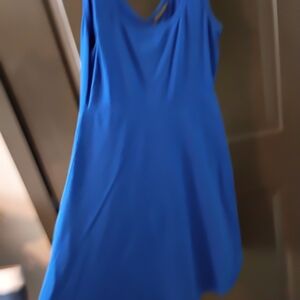 Chic Blue Midi Dress